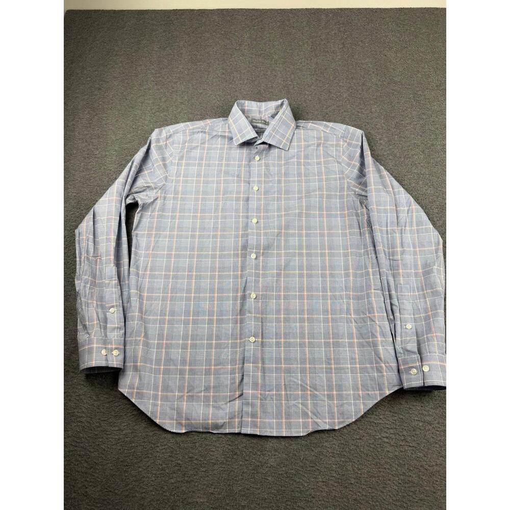 Michael Kors Slim Fit Airsoft Stretch Men's Dress Shirt Size Large